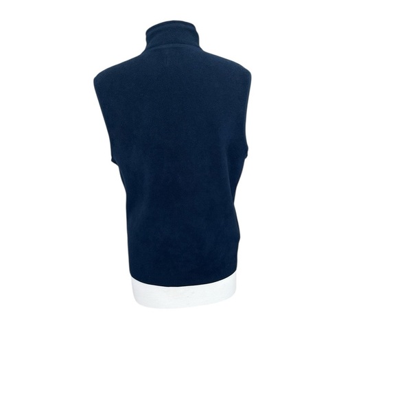 Gap Women’s Navy Fleece Vest Size Medium - Picture 6 of 9